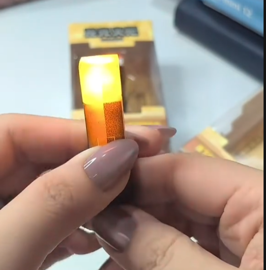 מחזיק מפתחות לפיד - מיינקראפט